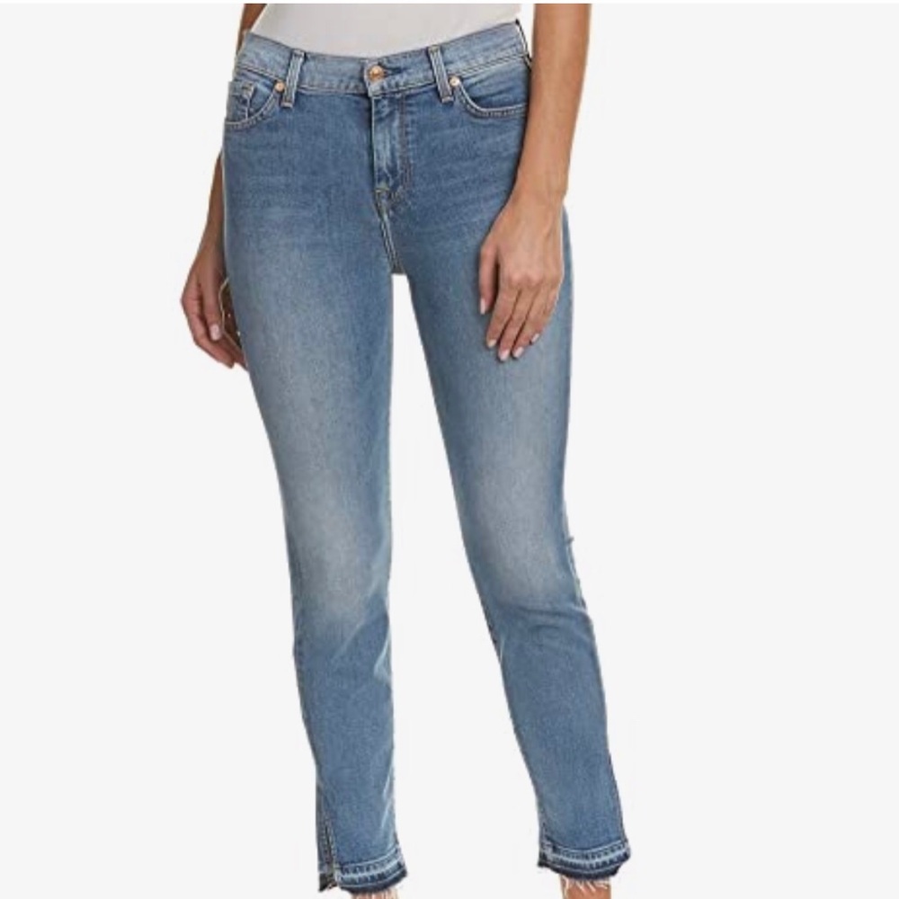 7 For All Mankind High Waist Skinny Jeans